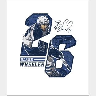 Blake Wheeler Winnipeg Number Posters and Art